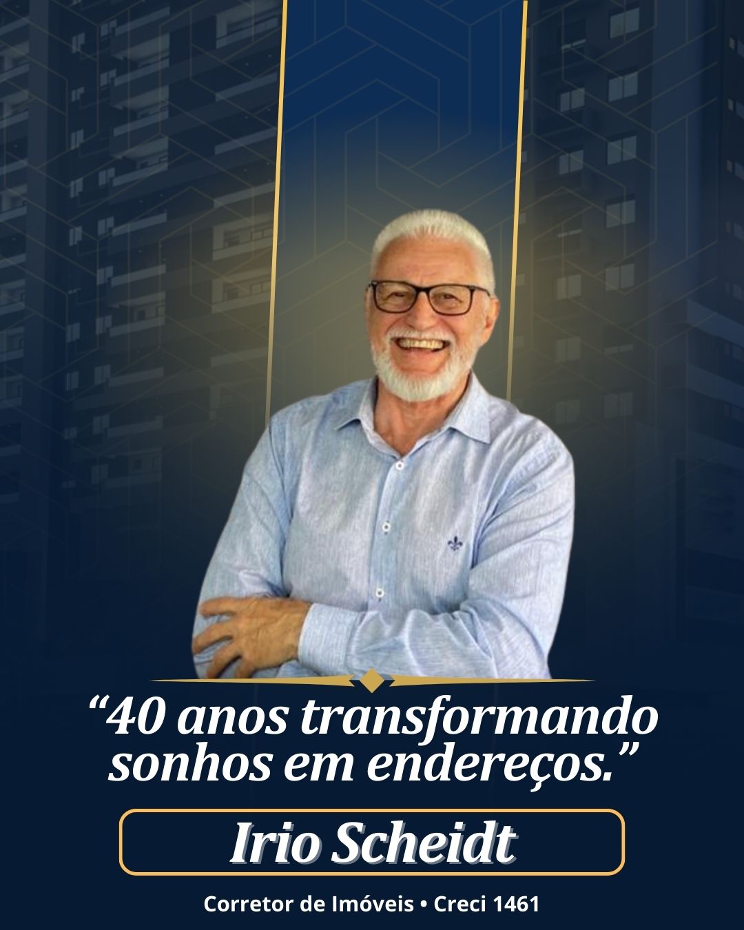 Confiança construída ao longo de décadas